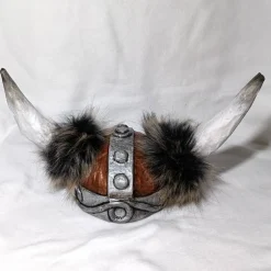 Best Wikinger Helm, ca.57/ 58 cm Kopfumfang, Verkleidung, Fasching, Karneval, Halloween, Rollenspiel, Maskerade Haarschmuck & Kopfputz