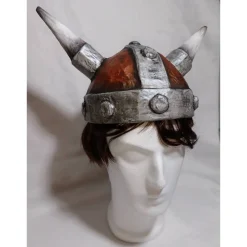 Discount Wikinger Helm, ca.54/55 cm Kopfumfang, Verkleidung, Fasching, Karneval, Halloween, Rollenspiel, Maskerade Haarschmuck & Kopfputz