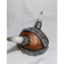 Discount Wikinger Helm, ca.54/55 cm Kopfumfang, Verkleidung, Fasching, Karneval, Halloween, Rollenspiel, Maskerade Haarschmuck & Kopfputz