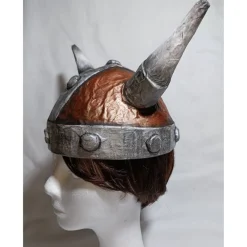 Discount Wikinger Helm, ca.54/55 cm Kopfumfang, Verkleidung, Fasching, Karneval, Halloween, Rollenspiel, Maskerade Haarschmuck & Kopfputz