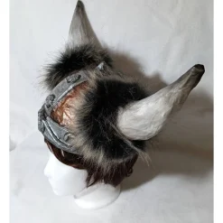Haarschmuck & Kopfputz|DittesDIESundDAS Wikinger Helm, ca.52/ 53cm Kopfumfang, Verkleidung, Fasching, Karneval, Halloween, Rollenspiel, Maskerade