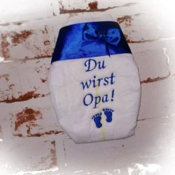 New Windel bestickte Du wirst Opa! Geschenke