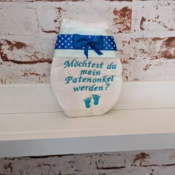 Online Windel bestickte zur Taufe Geschenke