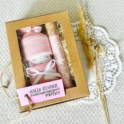 Geldgeschenke|moments-kreativatelier Windelbaby Geschenkbox zur Geburt mit Wunscherfüller – liebevolles Geldgeschenk