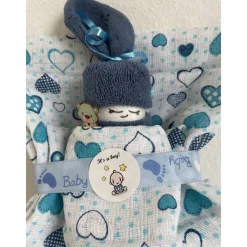 Windelbaby It's a boy – Handgemachtes Geschenk zur Geburt für Jungen, Zugabe zum Geldgeschenk Geldgeschenke