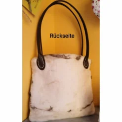 New WIntertasche, Shopper handgefilzt mit Motiv Winter