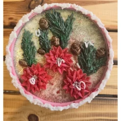 Outlet Winter/Weihnachtskerze - Weihnachtsstern - Handgegossen Kerzen & Beleuchtung