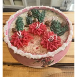 Outlet Winter/Weihnachtskerze - Weihnachtsstern - Handgegossen Kerzen & Beleuchtung
