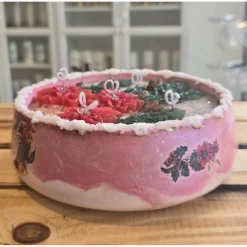 Outlet Winter/Weihnachtskerze - Weihnachtsstern - Handgegossen Kerzen & Beleuchtung