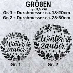 Best Winterzeit saisonaler Aufkleber Fensterbild für die Weihnachts- und Adventszeit Sticker & Aufkleber