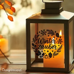 Best Winterzeit saisonaler Aufkleber Fensterbild für die Weihnachts- und Adventszeit Sticker & Aufkleber