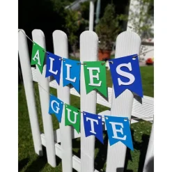 Best Wunderschöne Girlande Alles Gute in frischen Farben #Ruhestand #Abschied #Geburtstag #Rente #Reise #Umzug #NeuerJob #Kol Dekoration