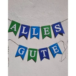 Best Wunderschöne Girlande Alles Gute in frischen Farben #Ruhestand #Abschied #Geburtstag #Rente #Reise #Umzug #NeuerJob #Kol Dekoration