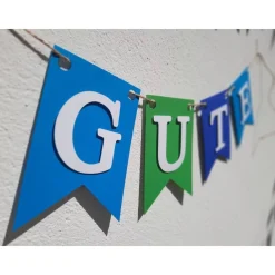 Best Wunderschöne Girlande Alles Gute in frischen Farben #Ruhestand #Abschied #Geburtstag #Rente #Reise #Umzug #NeuerJob #Kol Dekoration