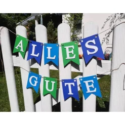 Best Wunderschöne Girlande Alles Gute in frischen Farben #Ruhestand #Abschied #Geburtstag #Rente #Reise #Umzug #NeuerJob #Kol Dekoration