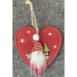 Wunderschöne Tür-/Hängedeko, Advent, Weihnachten, Wichtel, Sterne, Herz, Höhe ca 12 cm Weihnachtsdeko