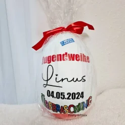 Geschenke|Poshy Giftbox XXL Überraschungsei/Überraschungsei Geschenk Jugendweihe/Taufe/Erstkommunion/Geburtstag /Ü-Ei /Geschenk Jugendweihe