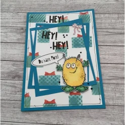 Online XXL Grußkarten / Glückwunschkarten zum Geburtstag oder anderen Anlässen „Du hast Post“, Monsterchen, Handarbeit Glückwunschkarten