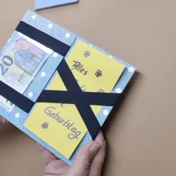 Geldgeschenke|Buchbinderei Frühauf Zaubermappe Geldgeschenk verschiedene Farben