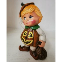 Zuckersüsses Halloween Püppchen aus Keramik Deko Halloween