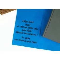 Discount zusätzliche Widmung in einem Gästebuch zur Kommunion, Konfirmation, Firmung oder Geburtstag Geschenke