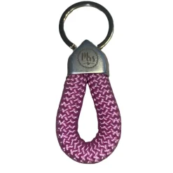 Accessoires|AlsterStruppi Zwei Schlüsselanhänger, Mr. und Mrs. zur Hochzeit, schwarz und altrosa, handgefertigt der Marke